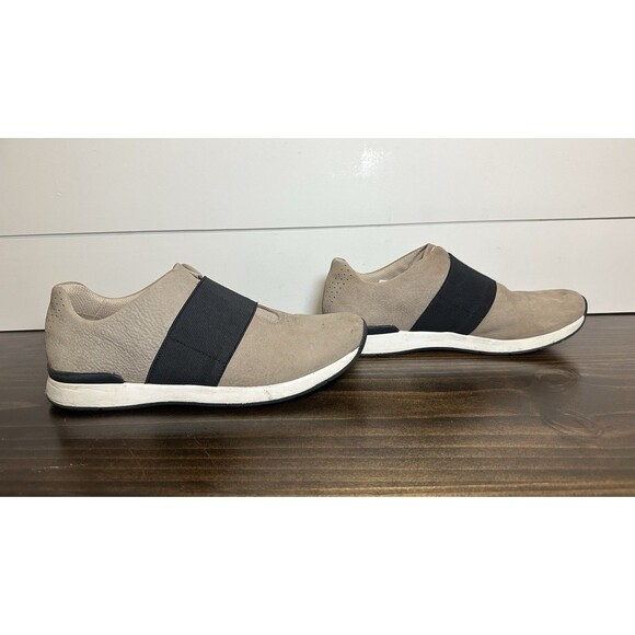 Vionic Women’s Codie Taupe Suede Size 8 Walking Shoes Slip-On Sneakers - Picture 4 of 14